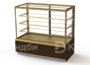 Витрина кондитерская Kayman K-ВК-1300 (квадро бронза) Витрина кондитерская Kayman K-ВК-1300 (квадро бронза)